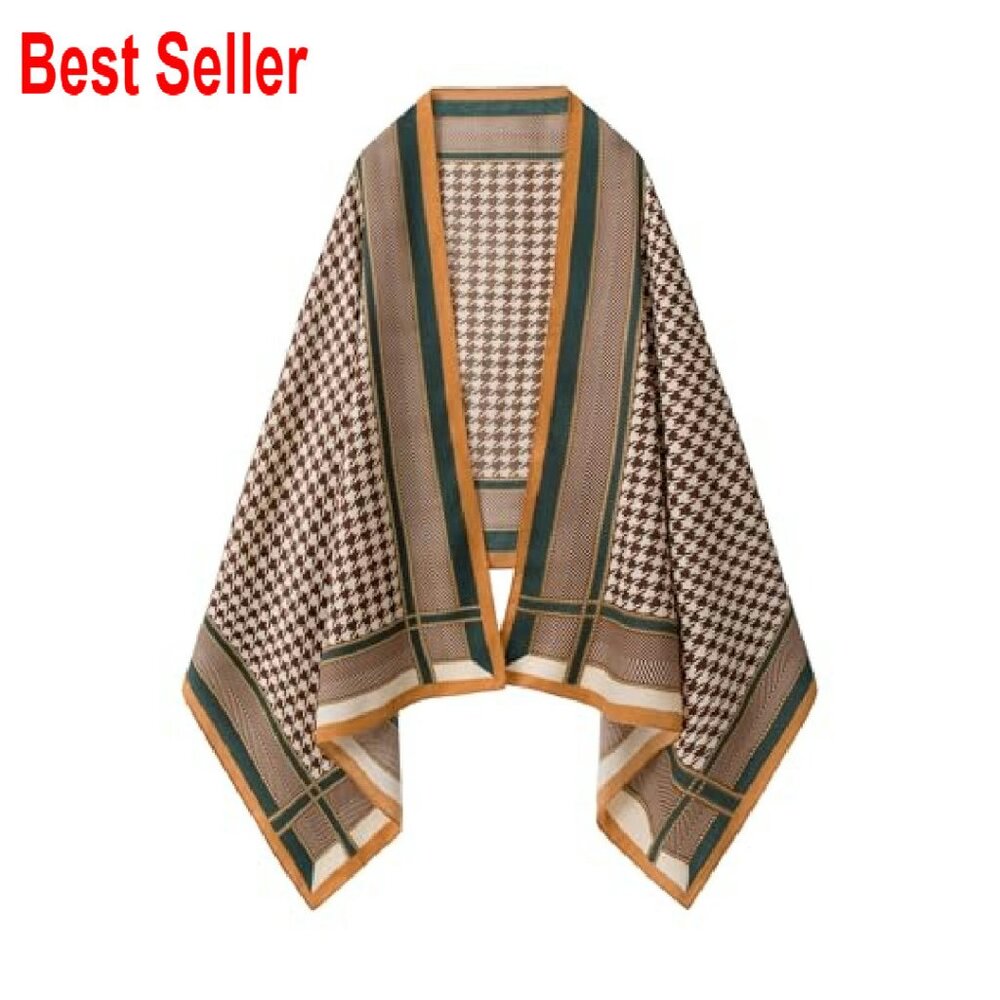 Oversized Cashmere Feel Scarf Wrap Elegant Winter Warm Shawl Versatile - Picture 2 of 8